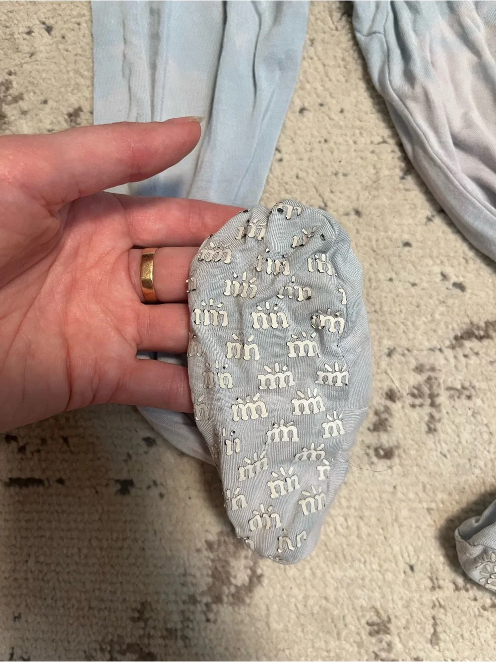 Magnetic Me Pale Blue Unisex Footed Sleep Sack Pajamas